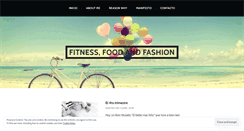 Desktop Screenshot of fitnessfoodandfashionblog.com